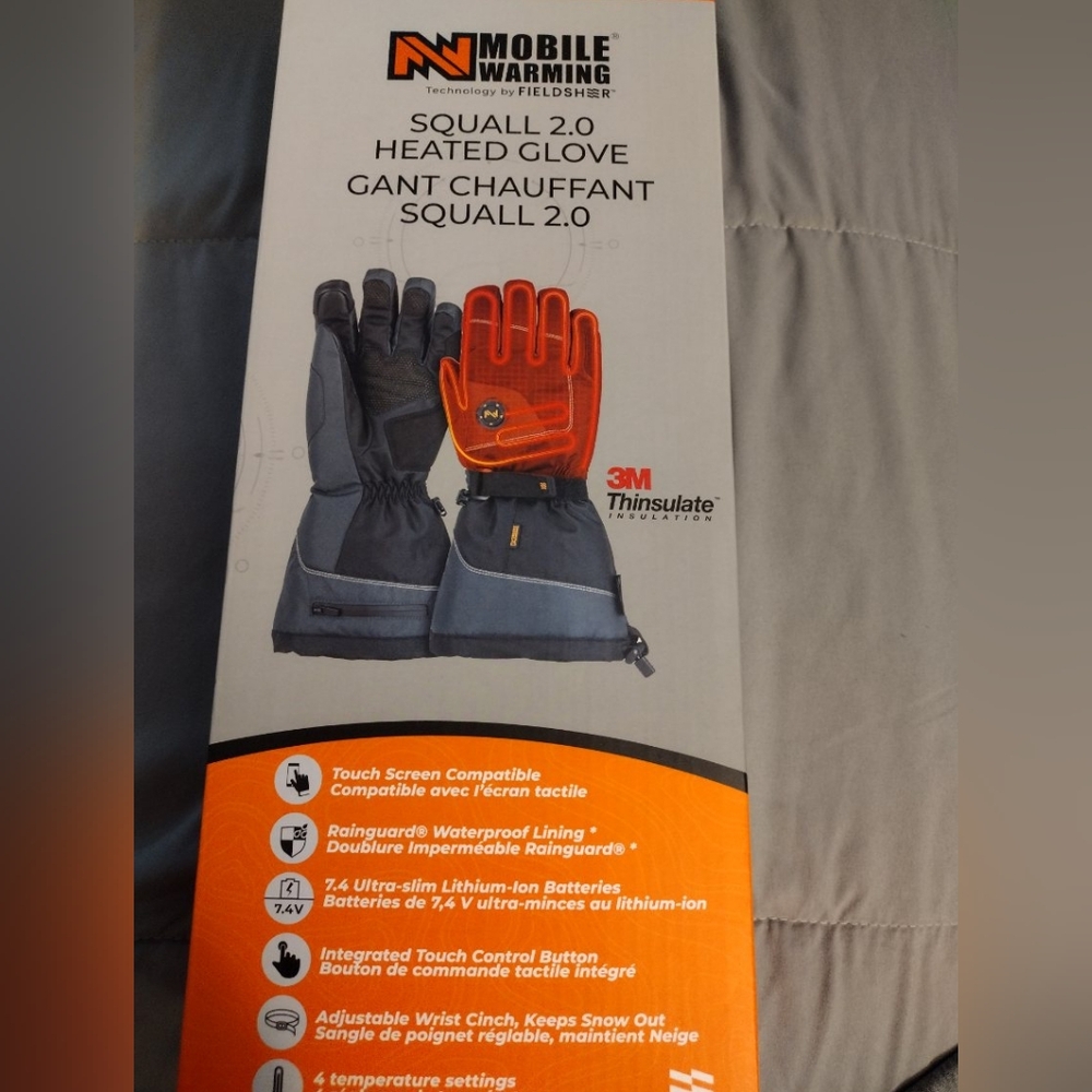 Mobile Warming Squall 2.0 Heated Gloves